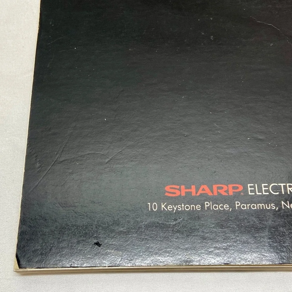 Sharp Carousel Microwave Cook Book + R-4620‎ Operate Manual Vintage USA 1981 GUC